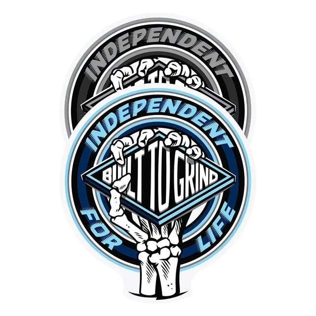 Independent For Life Clutch Sticker 4"