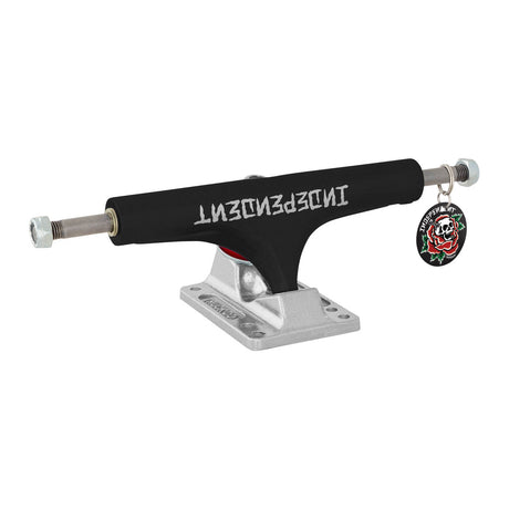 Skateboard truck with 'Independent' branding on a white background