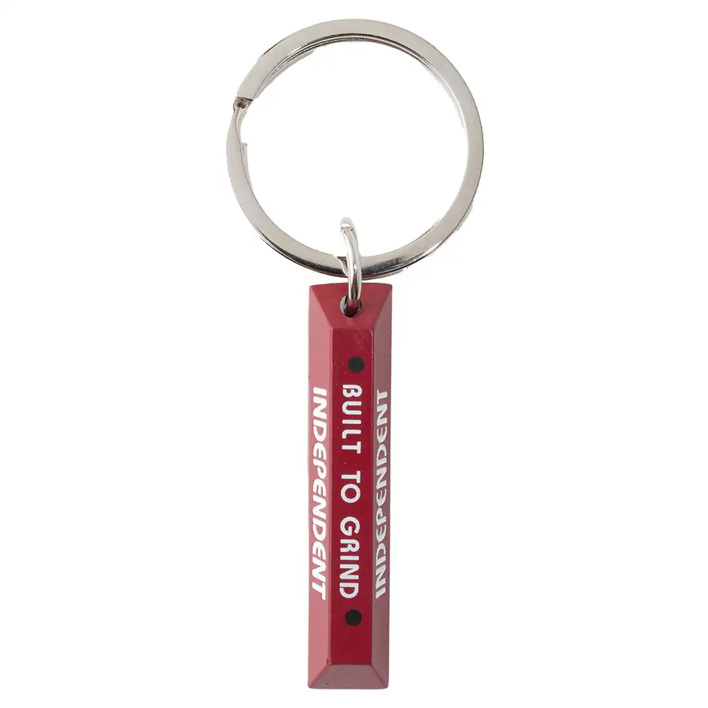 Independent Red Curb Keychain