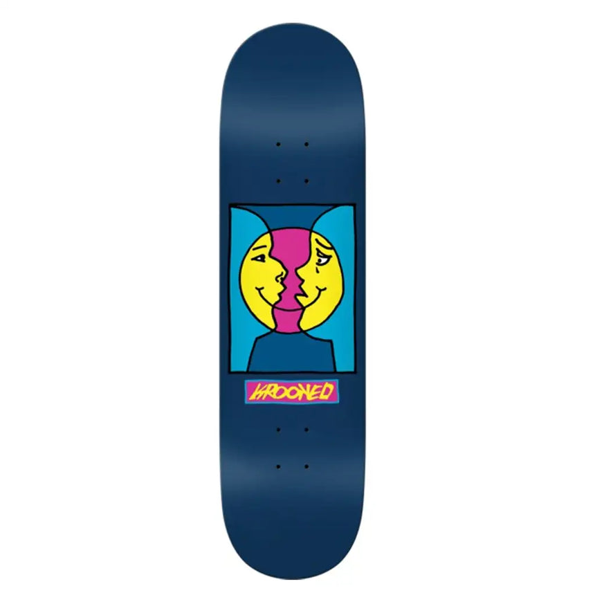 Krooked Moon Smile &nbsp;Skateboard Deck Navy