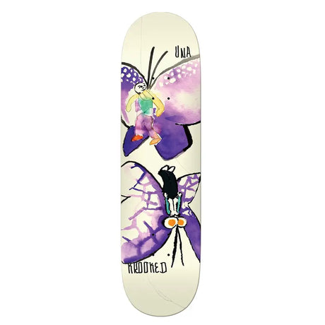 Krooked Una Farrar Butterflies Skateboard Deck