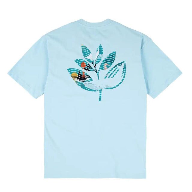 Magenta Deep Plant Tee Blue 2