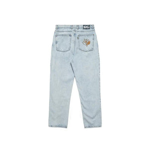 Magenta OG Denim Two Tone Denim Jeans Ultrawashed  2