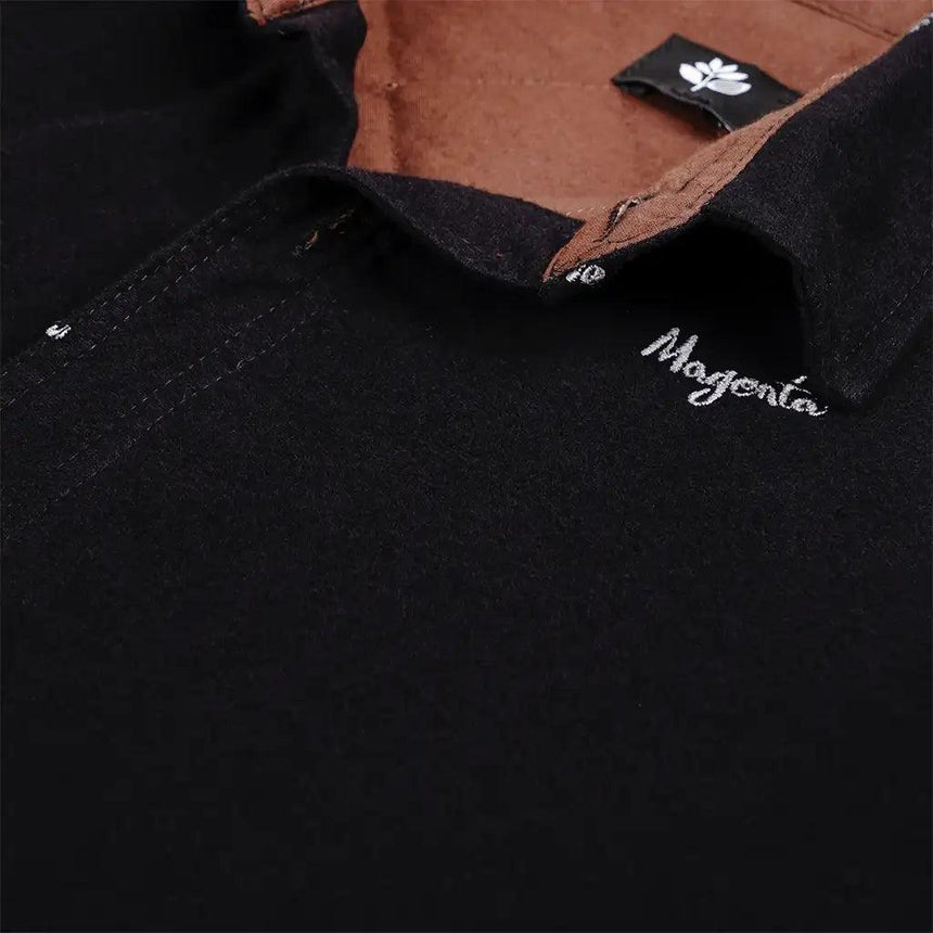 Magenta Scribe Overshirt Black 2