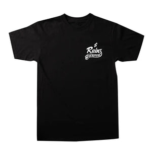 Money Ruins Everything Big Logo T-Shirt Black 3