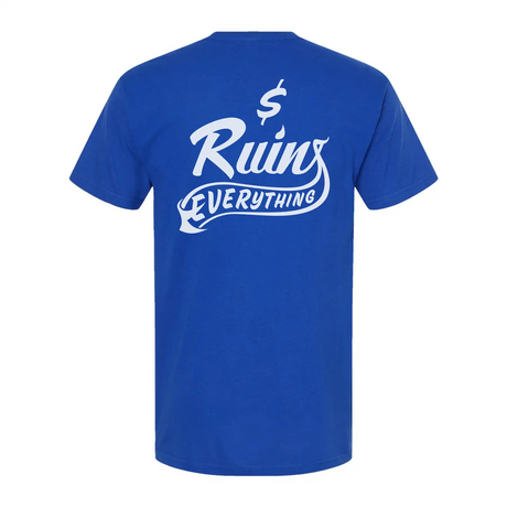Money Ruins Everything Big Logo T-Shirt