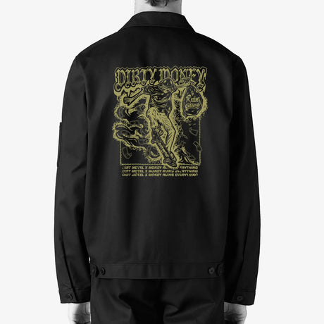 Money Ruins Everything x Dirt Motel x Dickies Eisenhower Jacket back