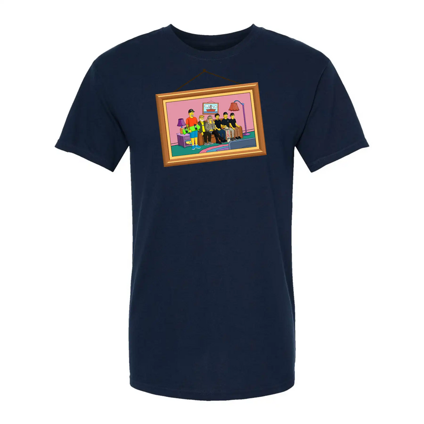 Money Ruins Everything 4yr Family Photo Navy T-shirt