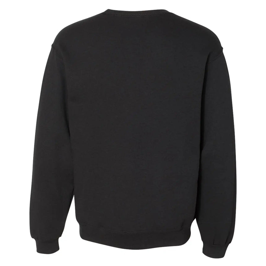 Black sweatshirt on a white background