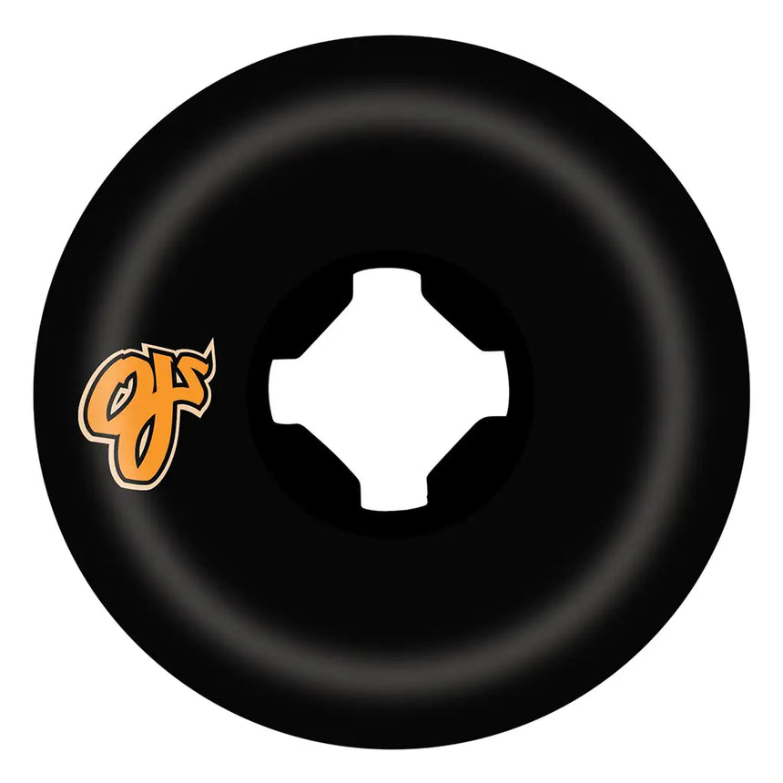 OJ Figgy Flying V Mini Combo 54mm 99a Skateboard Wheels Black 4