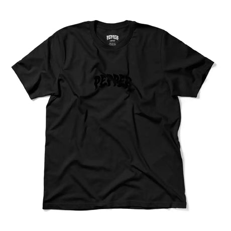 Pepper Logo T-Shirt Black
