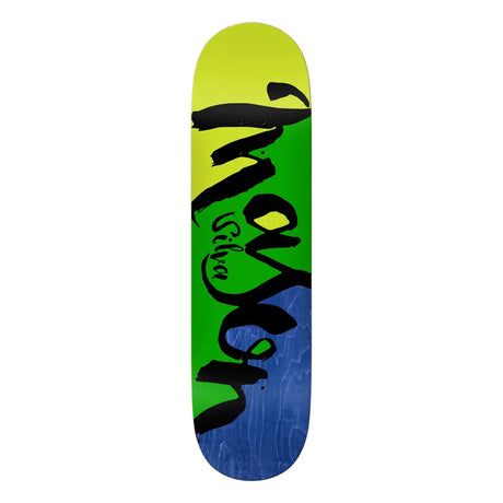 Real Mason Silva Script Colorblock Skateboard Deck