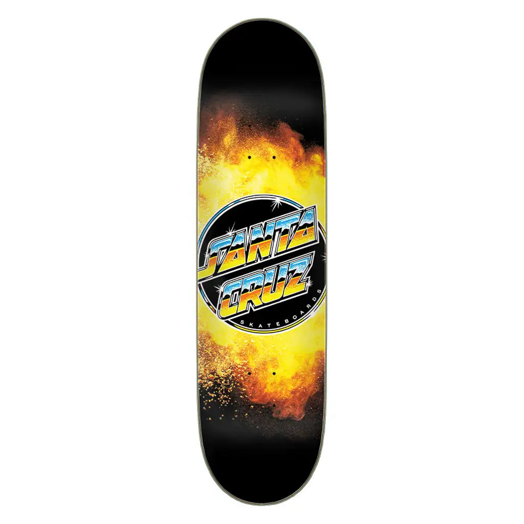 Santa Cruz Dot Flame Everslick Skateboard Deck