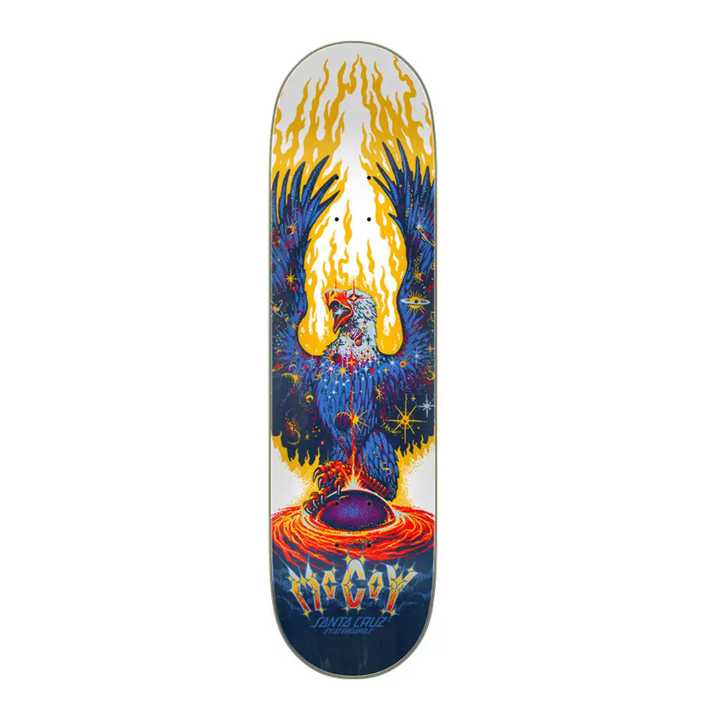 Santa Cruz McCoy Cosmic Eagle VX Twin Skateboard Deck