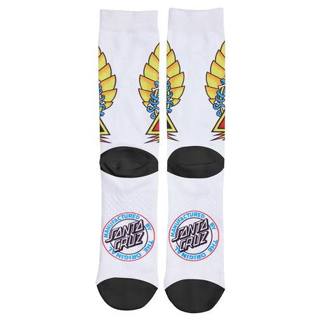 Santa Cruz Natas Screaming Panther Socks White