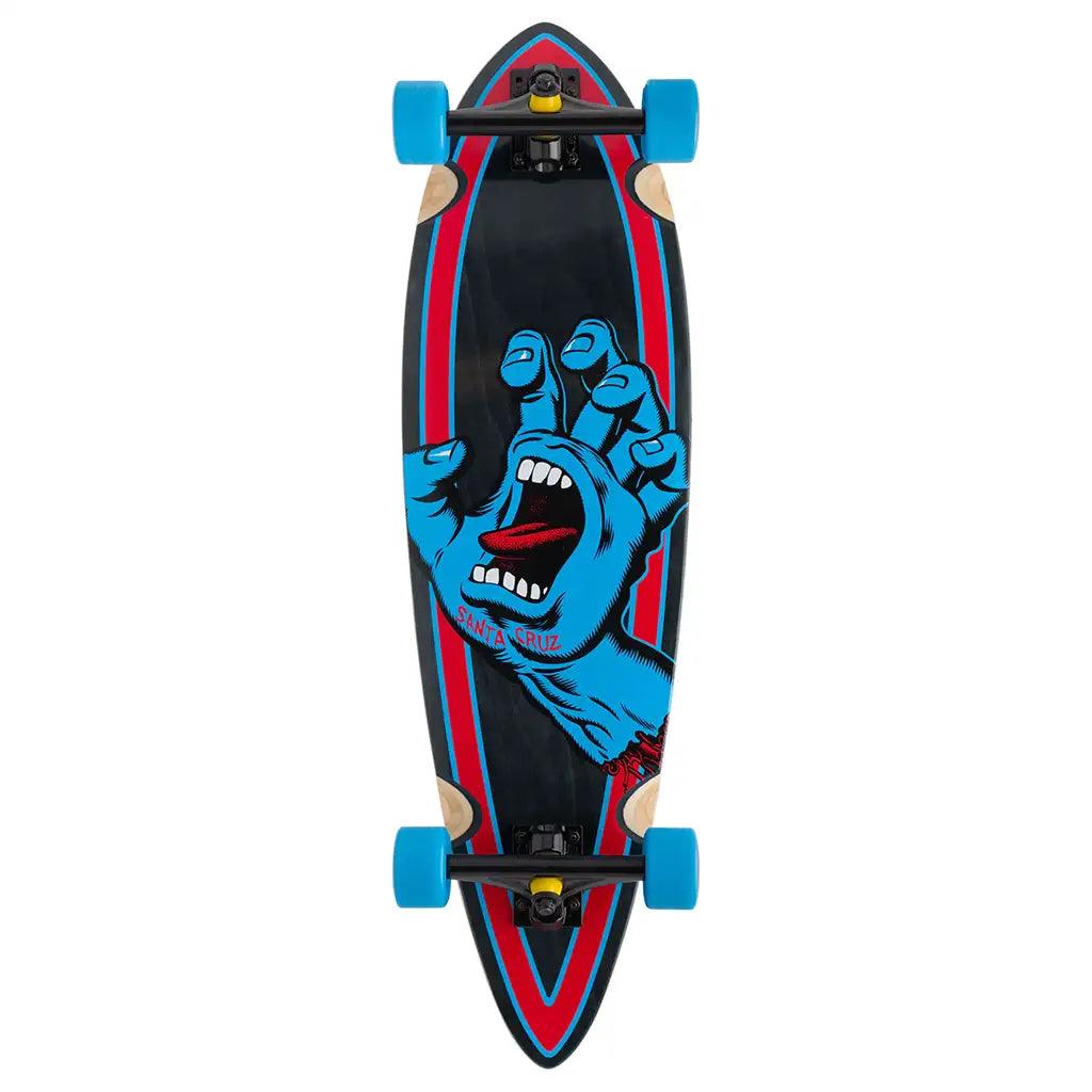 Santa Cruz Screaming Hand Pintail Cruzer Complete Skateboard
