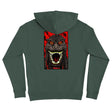 Santa Cruz X Godzilla Destroyer Pullover Midweight Youth Hoodie - Alpine Green back