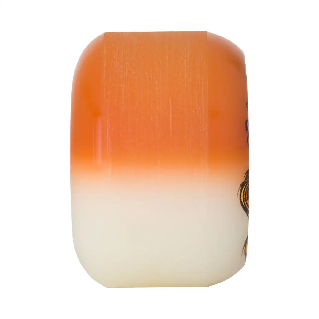 Slime Balls Hairballs 50-50 95a 56mm Skateboard Wheels White / Orange 2