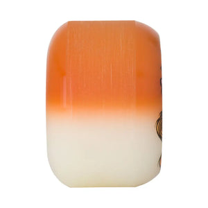 Slime Balls Hairballs 50-50 95a 56mm Skateboard Wheels White / Orange