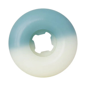 Slime Balls Hairballs 50-50 95a 54mm Skateboard Wheels White / Teal 1