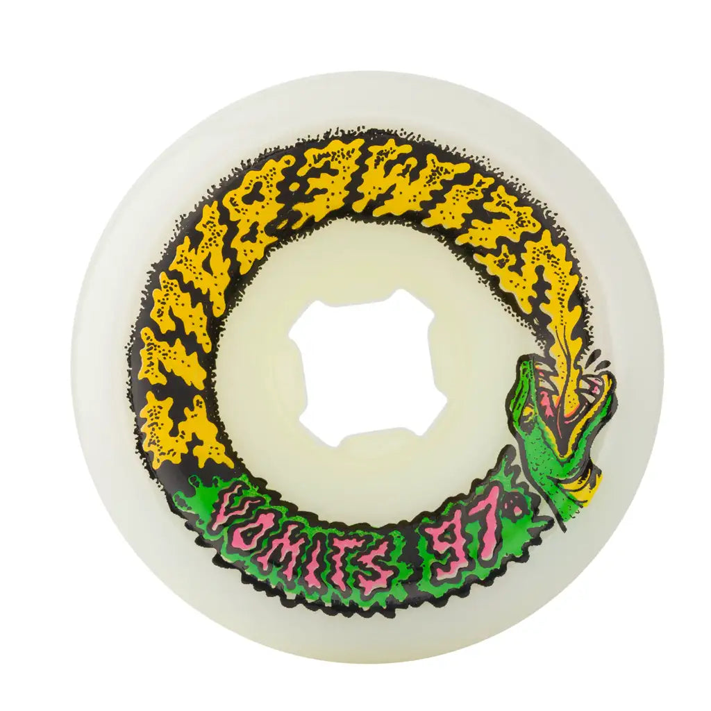 Slime Balls Snake Vomits 97a 60mm Skateboard Wheels White