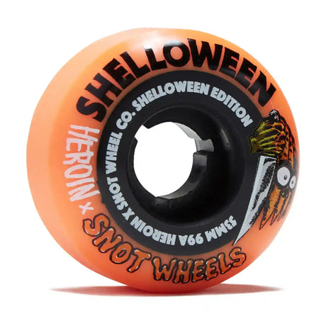 Snot Boogerthane Shelloween Orange 53mm 99A Black Core Skateboard Wheels