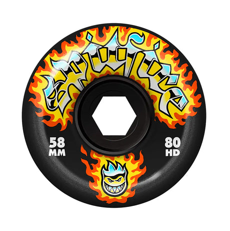 Spitfire 80HD 58mm Chrome Venom Conical Full Skateboard Wheel