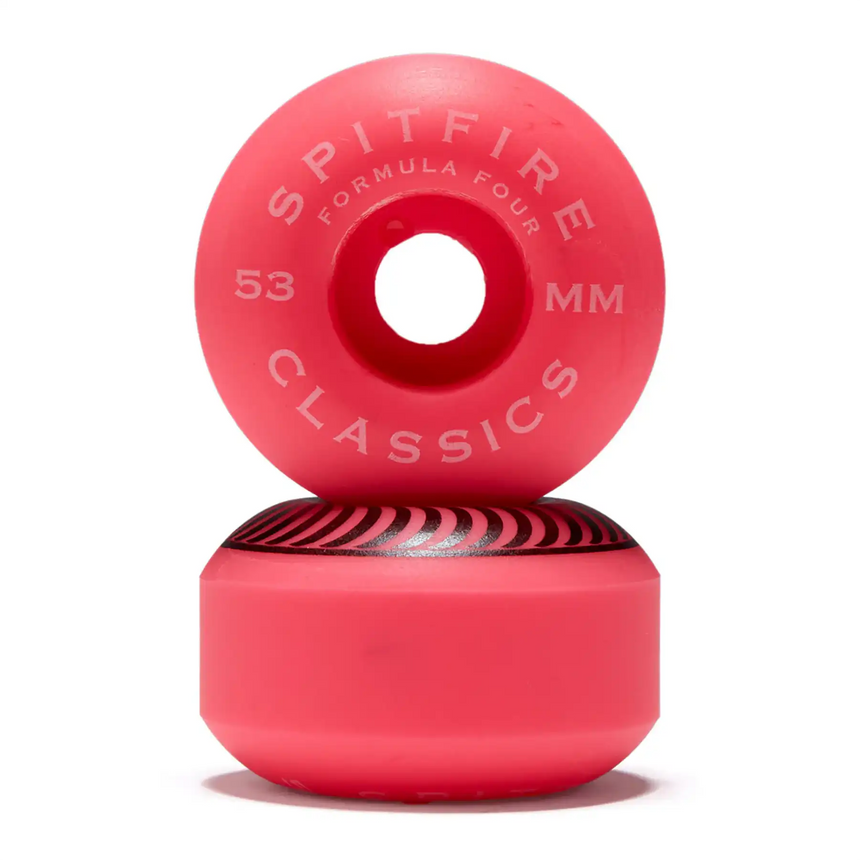 Spitfire F4 99a OG Classics 53mm Pink Skateboard Wheels