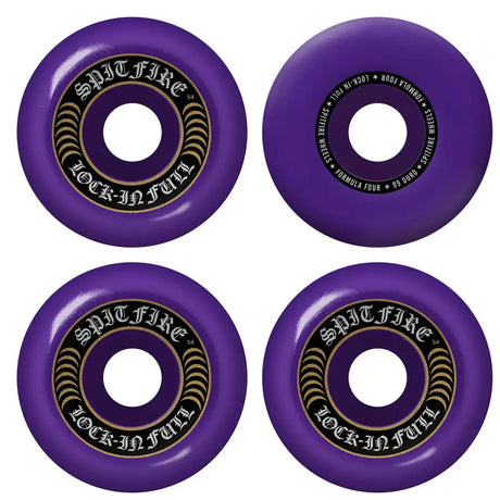 Spitfire Formula Four Lock-In Full Purple 54mm 99d Skateboard Wheels 2