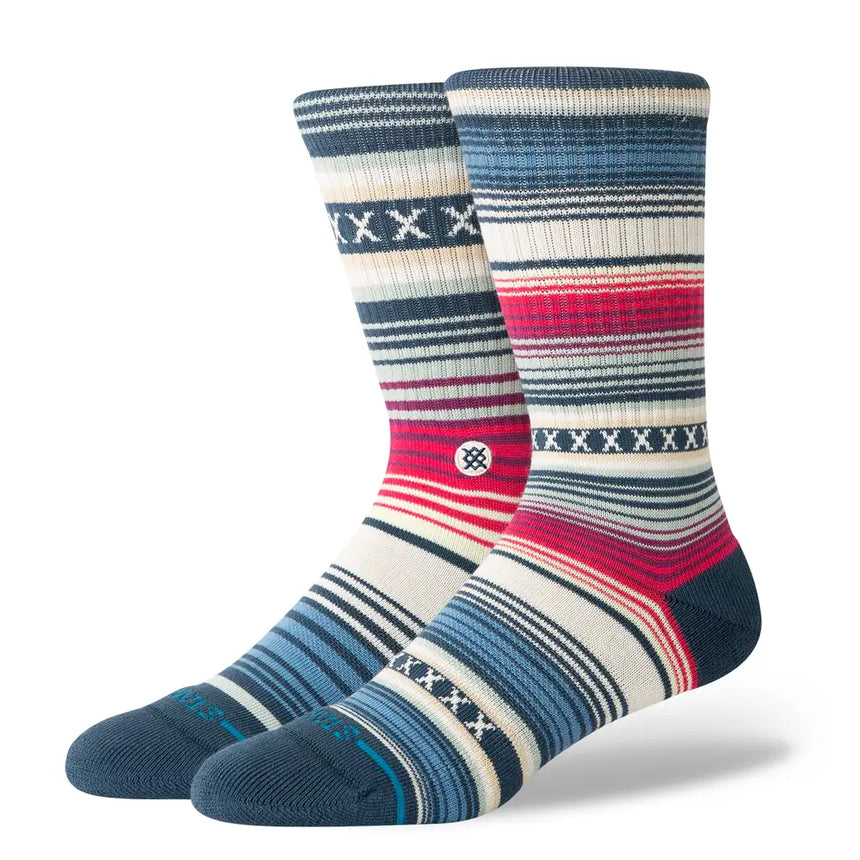 Stance Curren St Crew Socks Blue 3