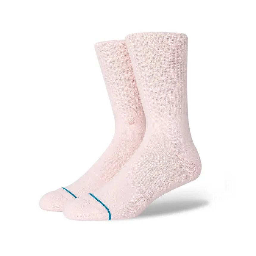 Stance Icon Crew Sock Pink