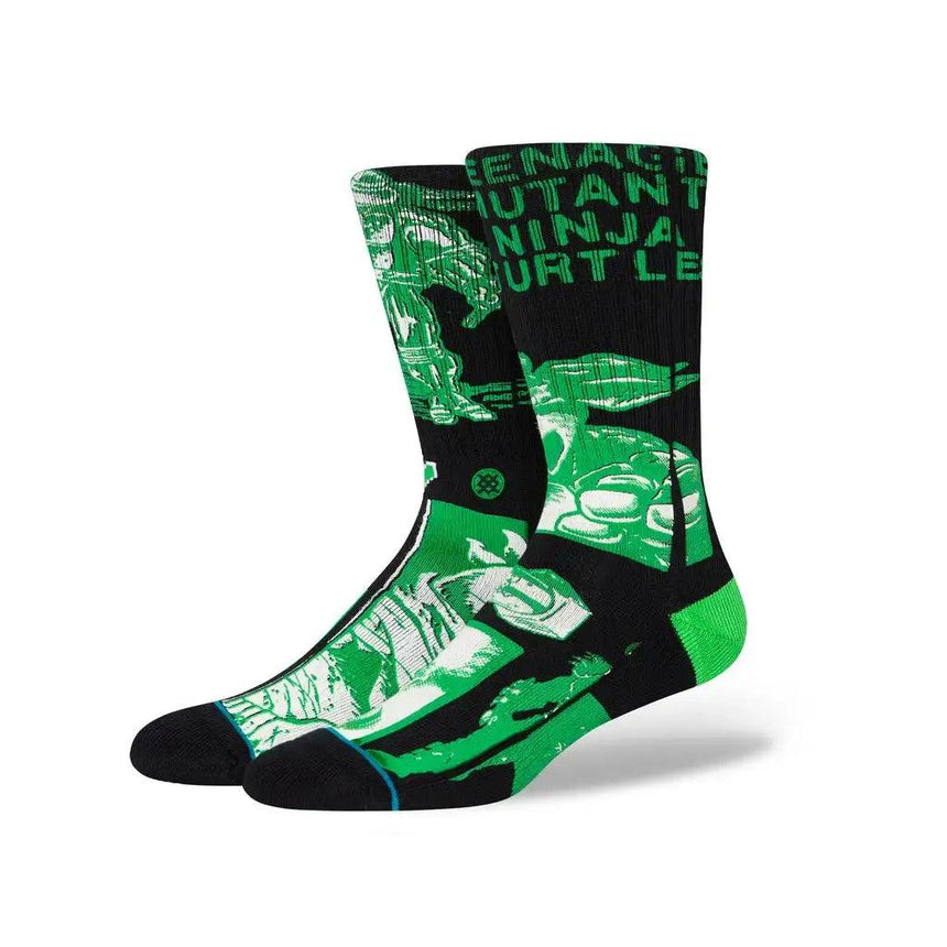 Teenage Mutant Ninja Turtle x Stance Crew Sock Black