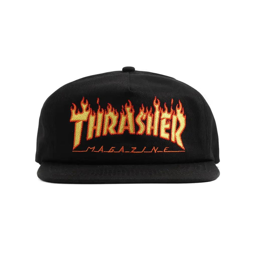 Thrasher Flame Embroidered Snapback