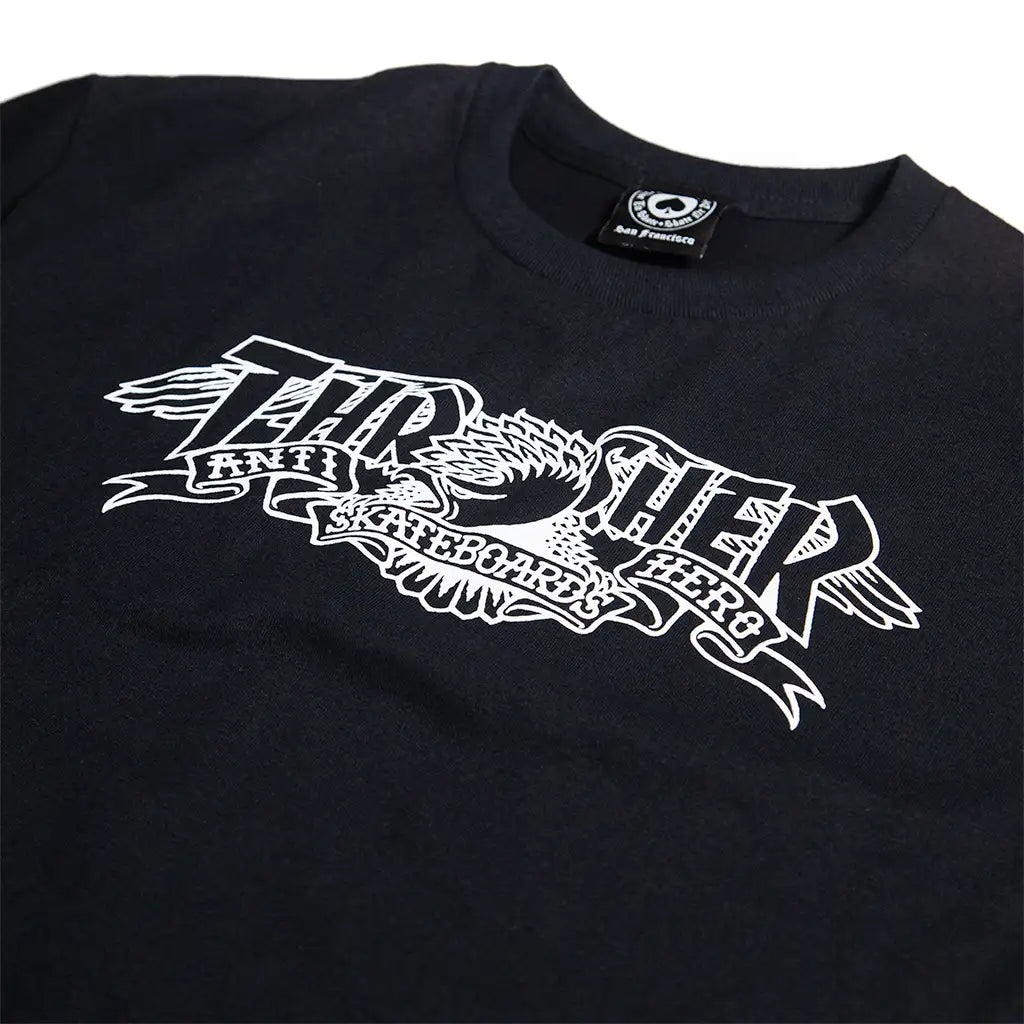 Thrasher x Anti-Hero Eaglegram T-Shirt Black 3
