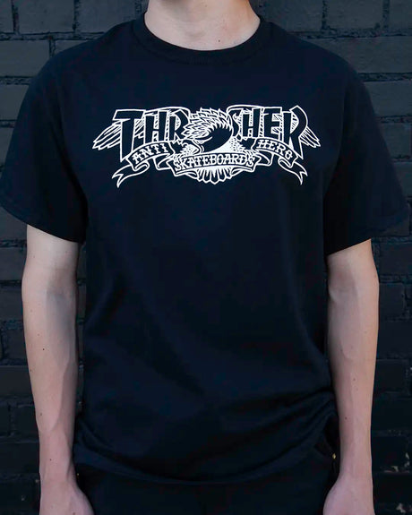 Thrasher x Anti-Hero Eaglegram T-Shirt Black 2