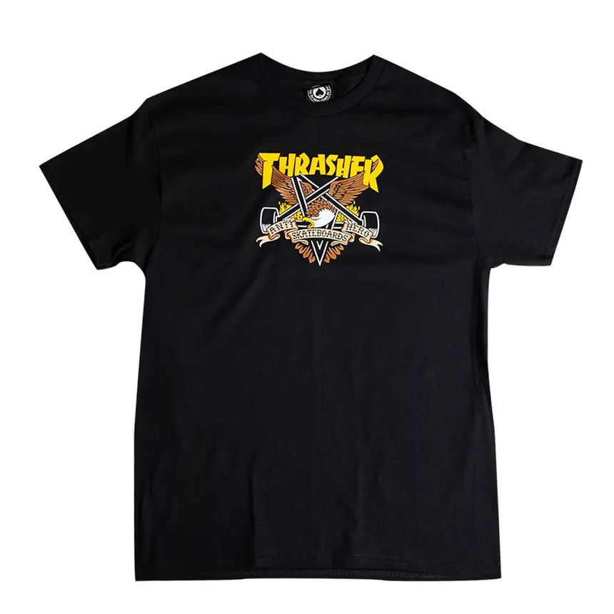 Thrasher x Anti-Hero Eaglegram T-Shirt Black 1