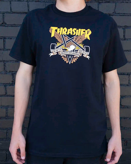 Thrasher x Anti-Hero Eaglegram T-Shirt Black 3