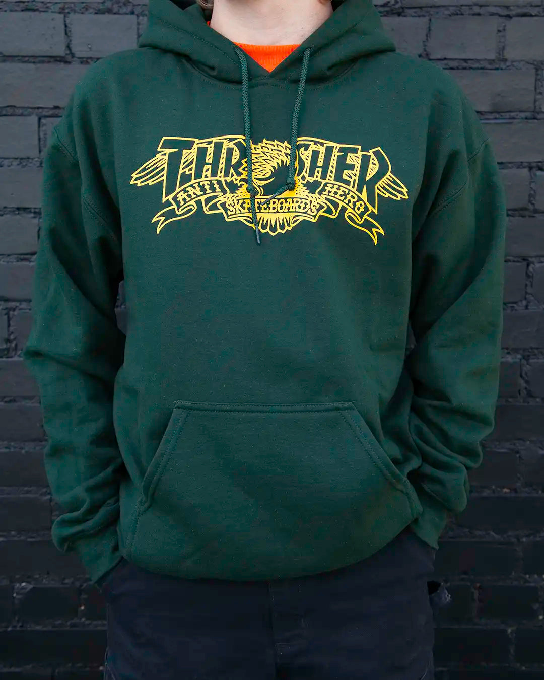 Anti hero hoodie green sales
