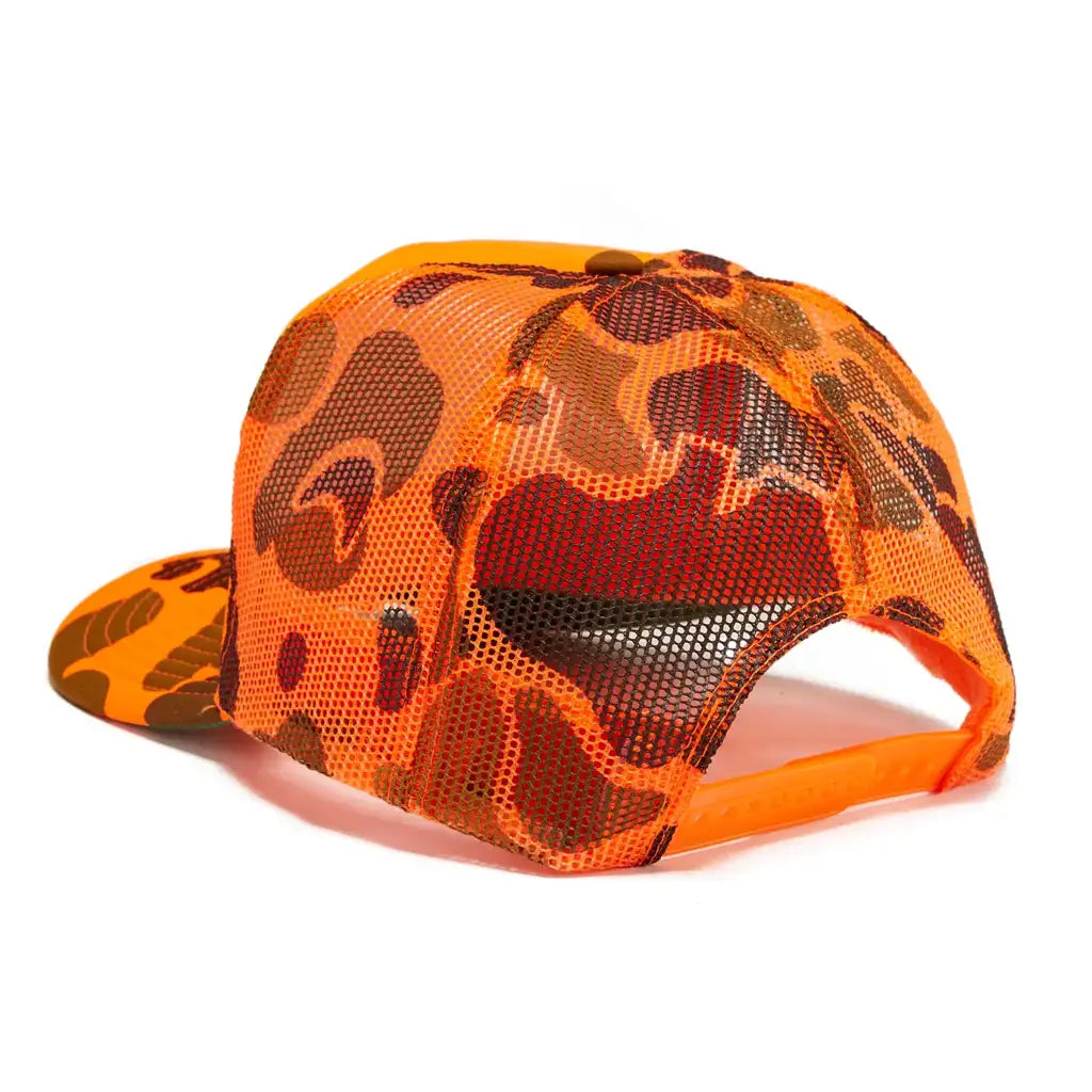 Anti-Hero x Thrasher Mag Banner Trucker Orange / Camo