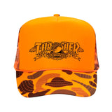 Anti-Hero x Thrasher Mag Banner Trucker Orange / Camo