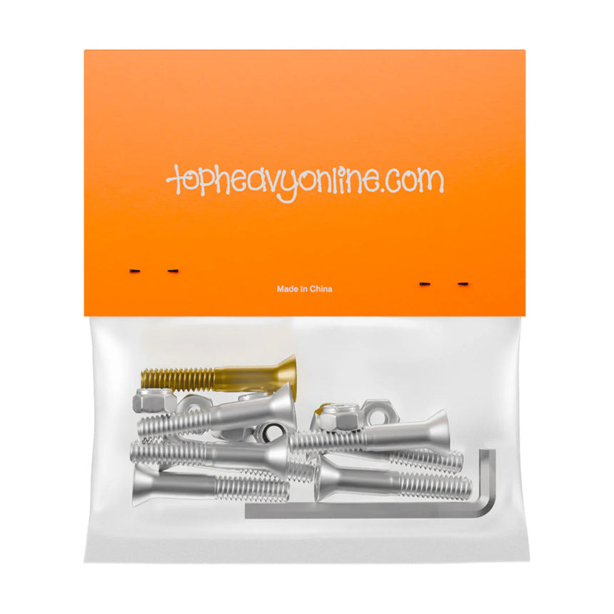Top Heavy Entertainment Diego Najera Pro Hardware - 1" Allen, 7 Silver & 1 Gold