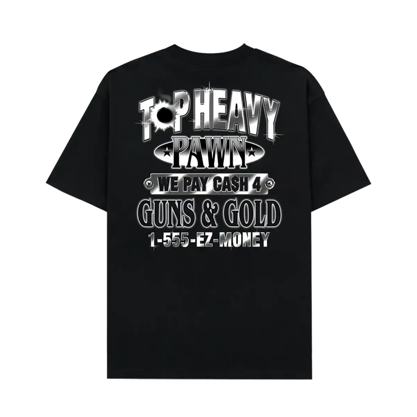 Top  Heavy Entertainment Pawned T-Shirt - Black