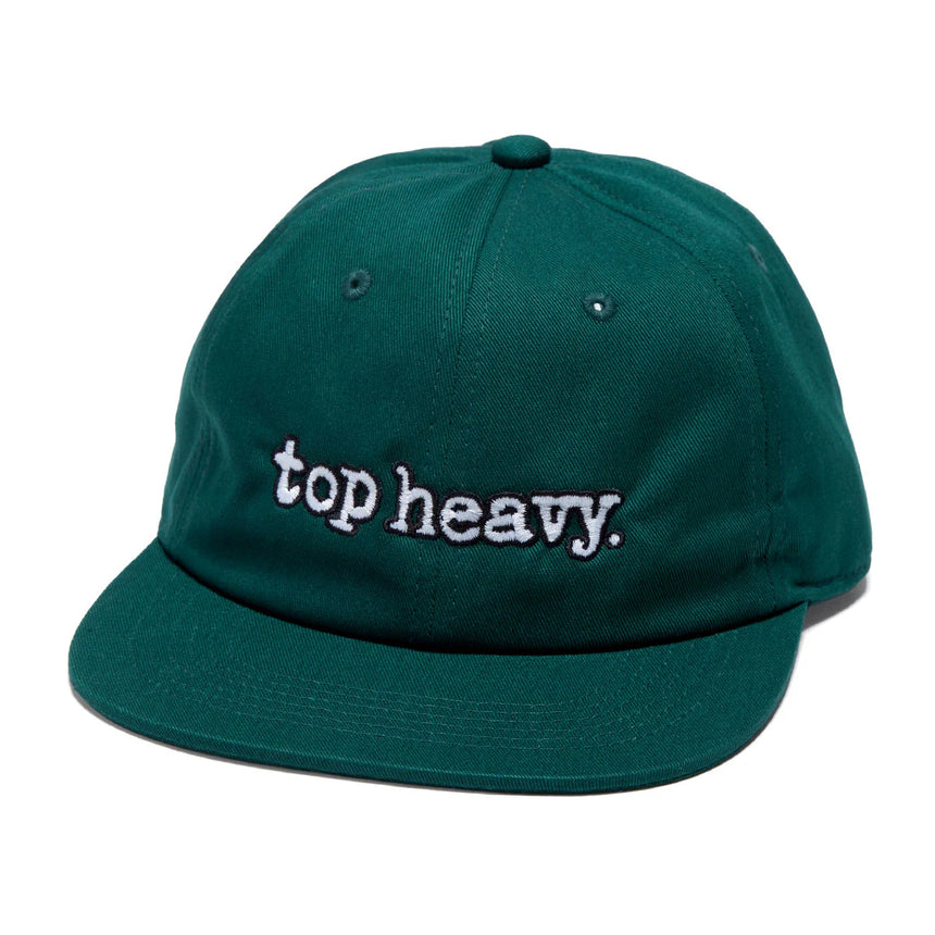 Top Heavy Entertainment Typo Snapback Hat - Dark Mint
