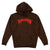 Welcome Barb Pullover Hoodie Brown / Red