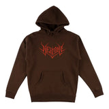 Welcome Big Splinter Pullover Hoodie Brown / Red 