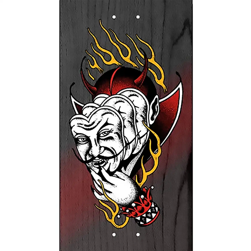 Welcome Diablo Skateboard Deck - Black/Red