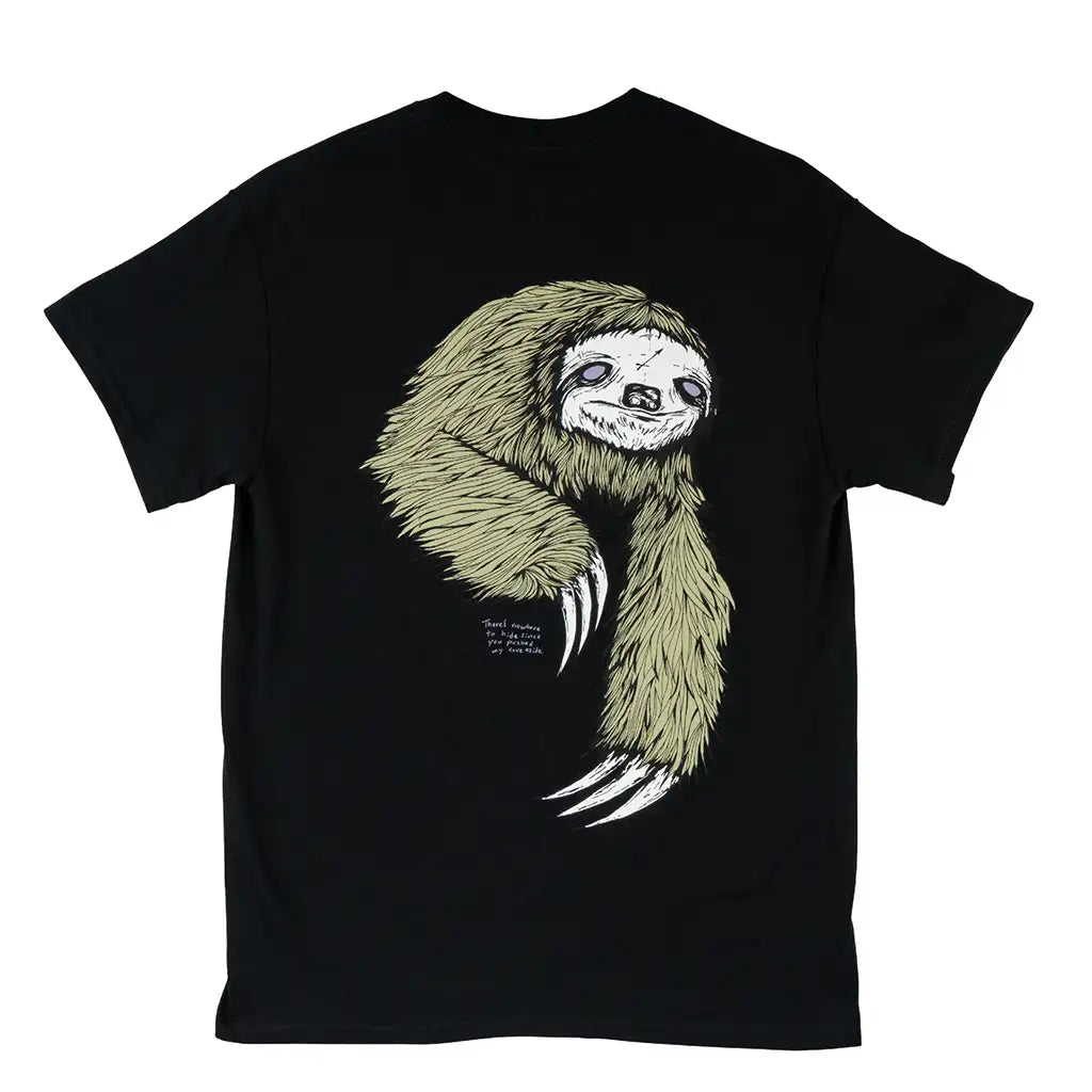 Welcome Sloth T-Shirt Black / Sage 