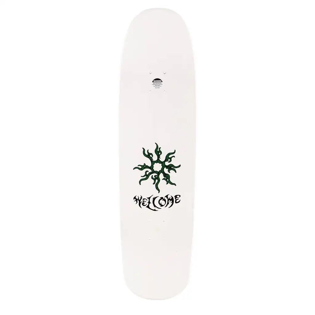 Welcome Swamp Fight on Panther Skateboard Deck White / Black