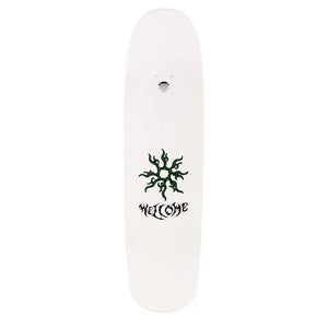 Welcome Swamp Fight on Panther Skateboard Deck White / Black 2