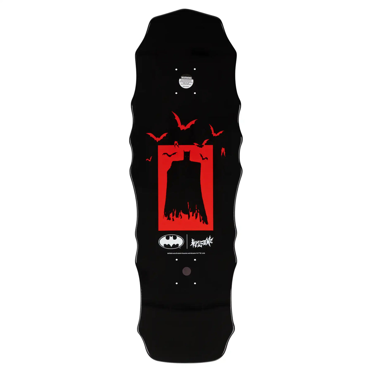 Welcome x Batman Bane & Scarecrew On Widow 10" Skateboard Deck - Black Dip